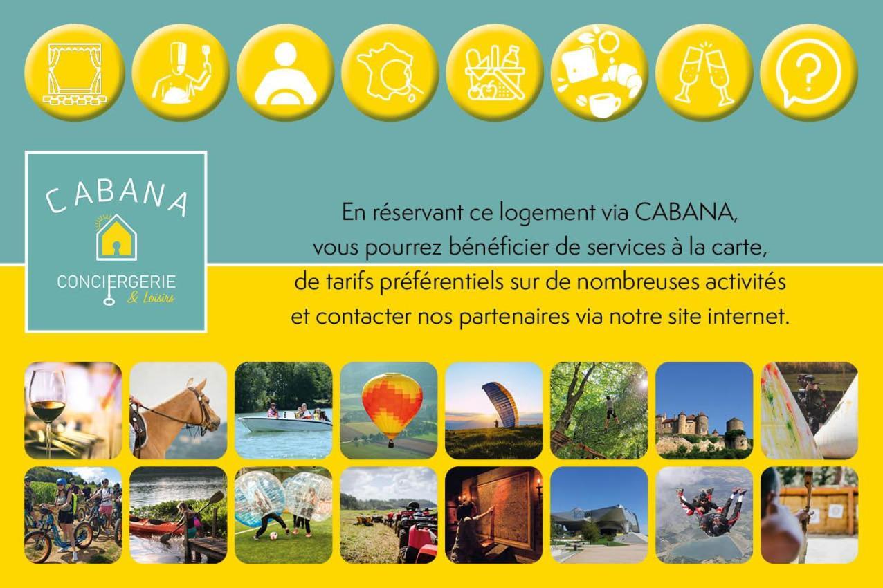 Cabana & Rustique - Proche Macon Nord Viré Zewnętrze zdjęcie